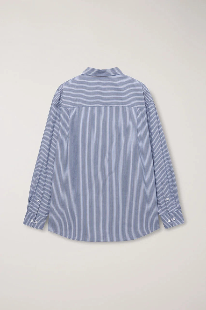 Unisex 2-Way Oversized Striped Shirt Shirts &amp; Tops Dunst