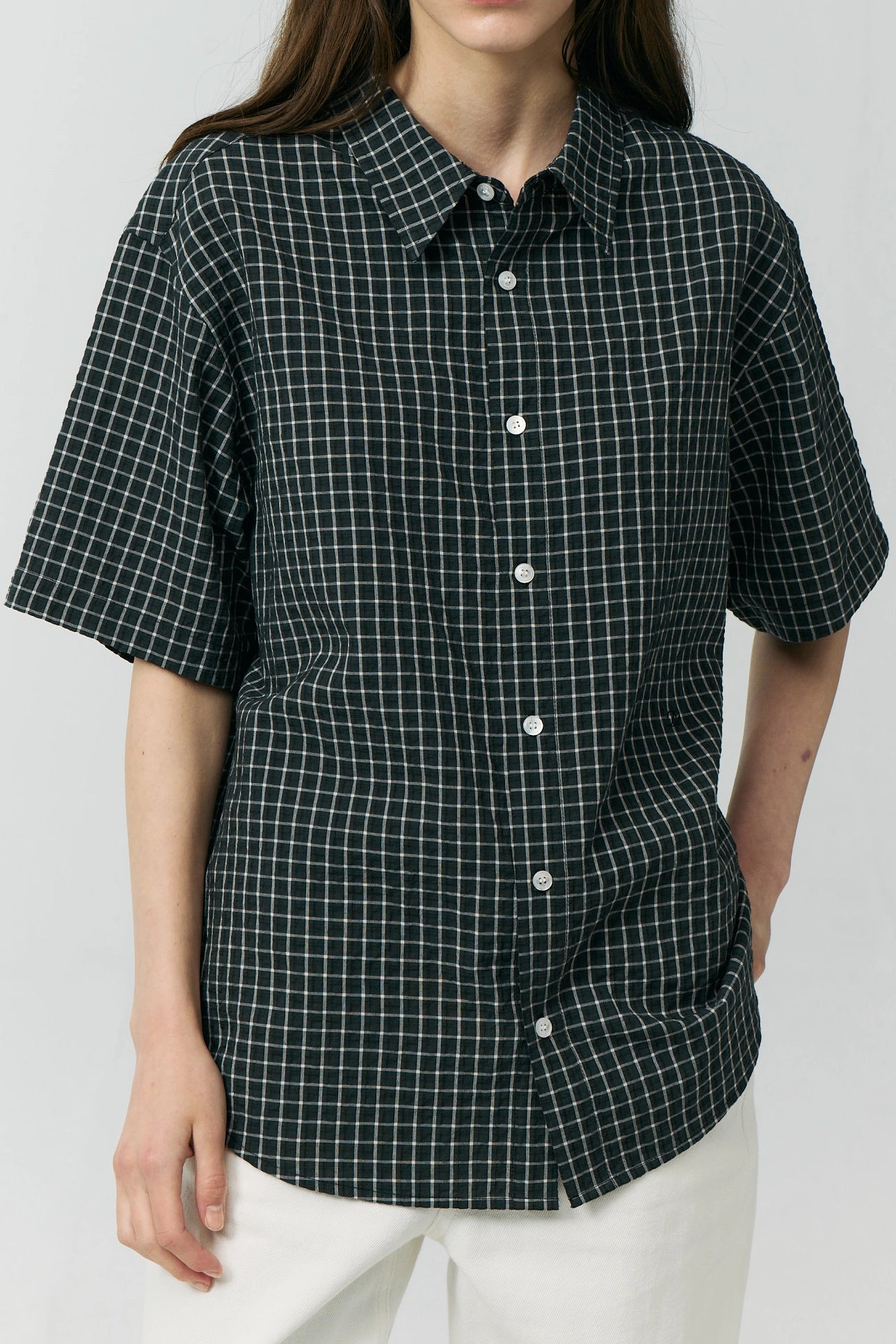 Holiday Short Sleeve Check Shirt Shirts &amp; Tops Dunst