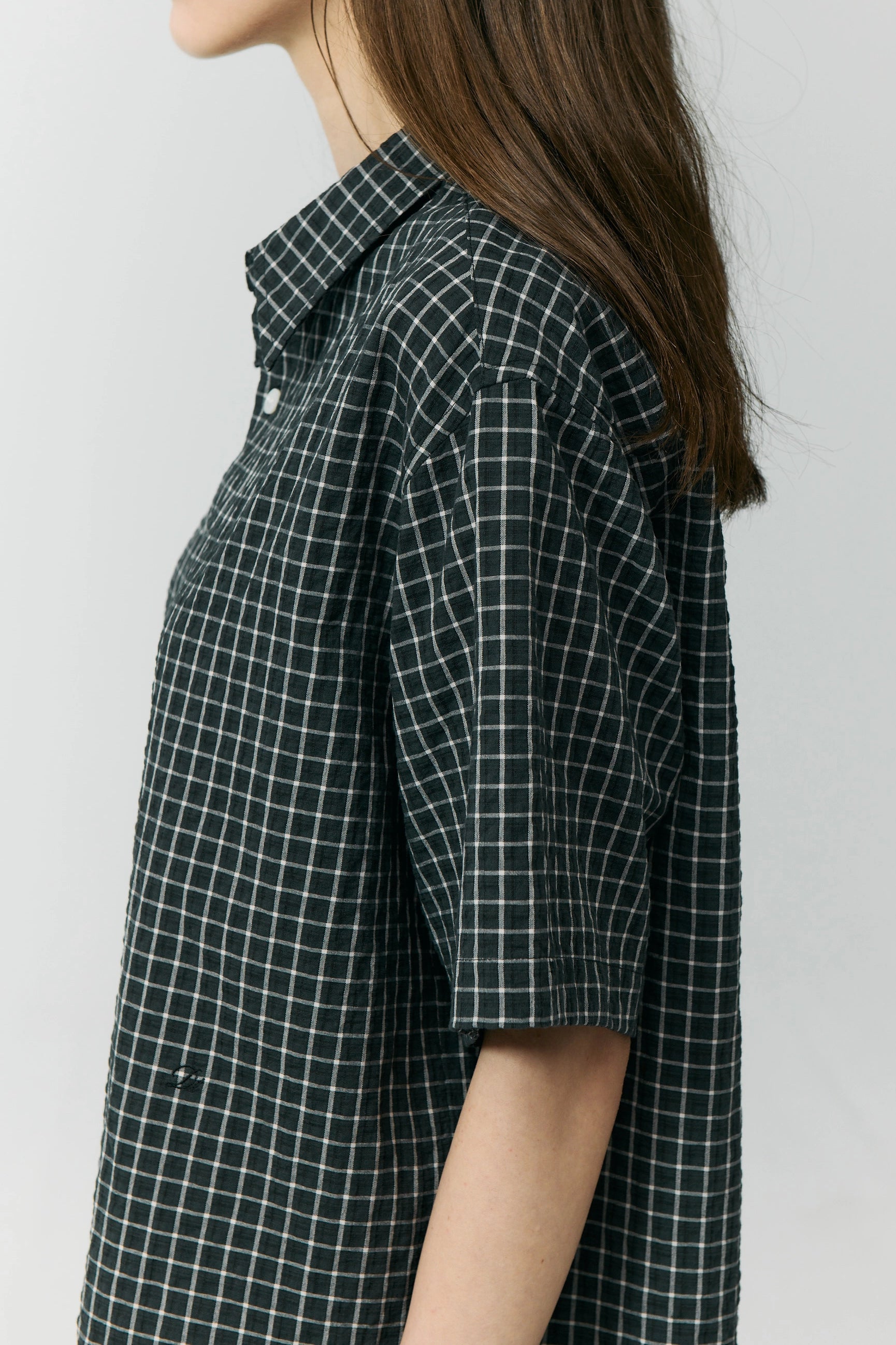 Holiday Short Sleeve Check Shirt Shirts &amp; Tops Dunst