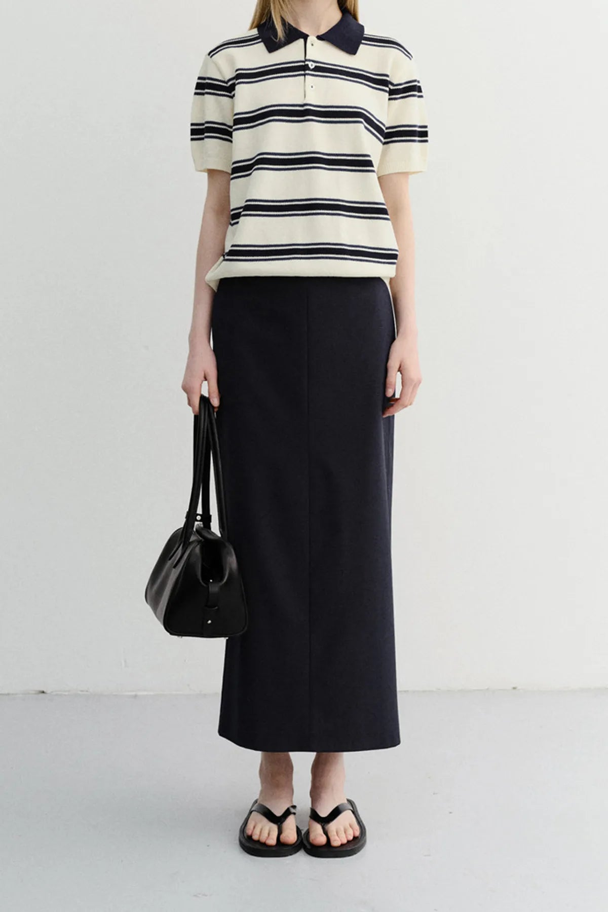 Multi Striped Polo Knit Shirts &amp; Tops Dunst