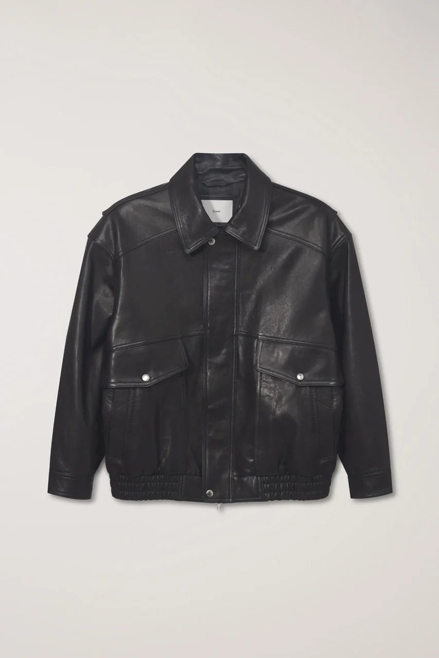 Unisex Oversized Vintage Leather Blouson Jackets &amp; Coats Dunst