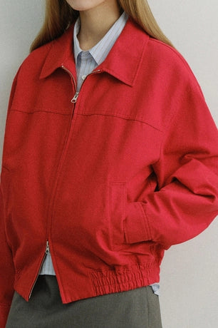 Unisex Collared Blouson Jacket Jackets & Coats Dunst