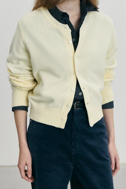 Unisex Crewneck Knit Cardigan Sweaters &amp; Knits Dunst