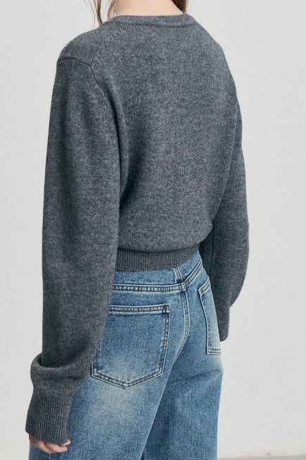 Unisex Crewneck Knit Cardigan Sweaters &amp; Knits Dunst