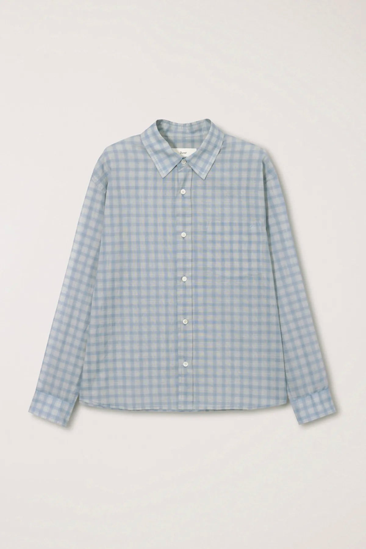 Unisex Cropped Checked Shirt Shirts & Tops Dunst