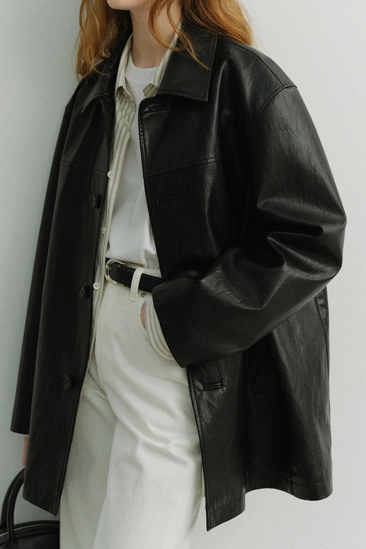 Unisex Leather Half Jacket Jackets &amp; Coats Dunst