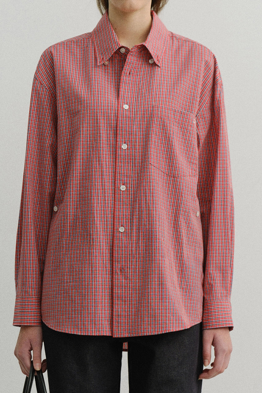 Unisex Oversized Checked Shirt Shirts & Tops Dunst