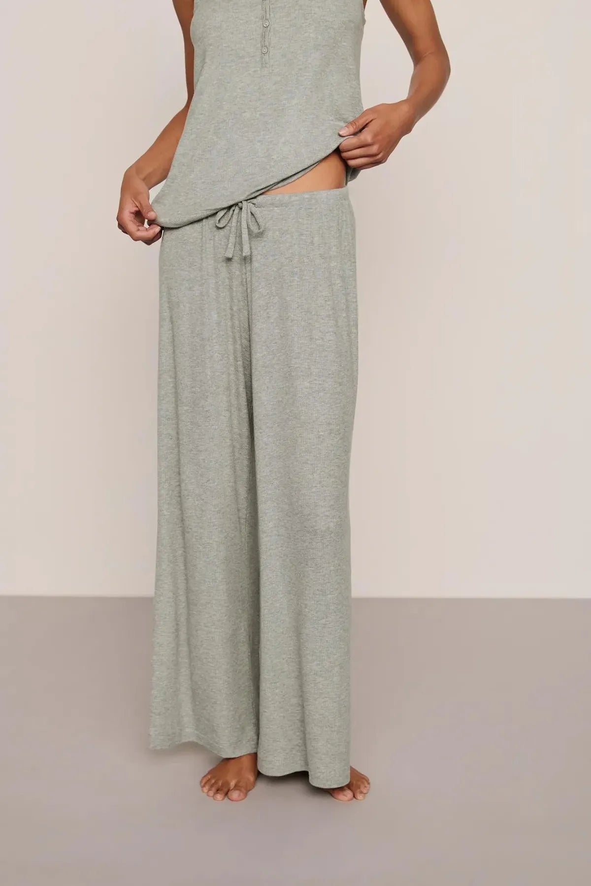 Dream Rib Wide Leg Pant Sleepwear Eberjey