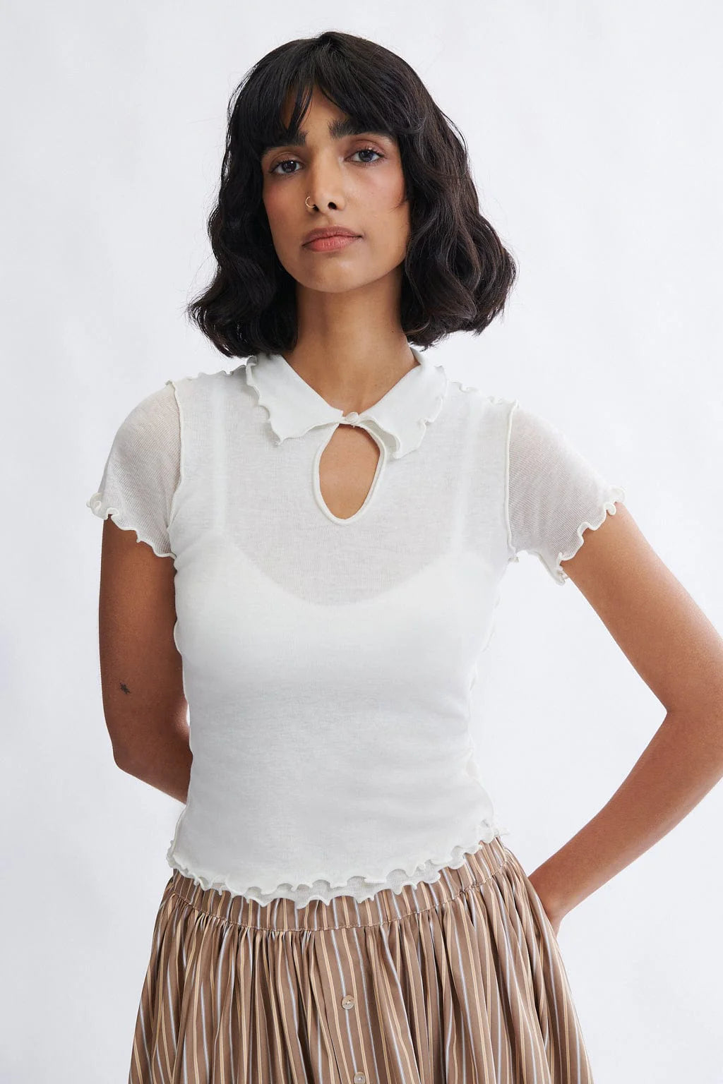 Percy Polo Top Shirts &amp; Tops Eliza Faulkner
