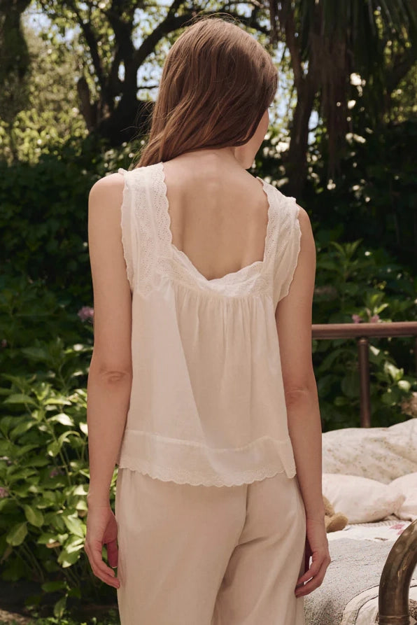 The Eyelet Tank Sleepwear The Great