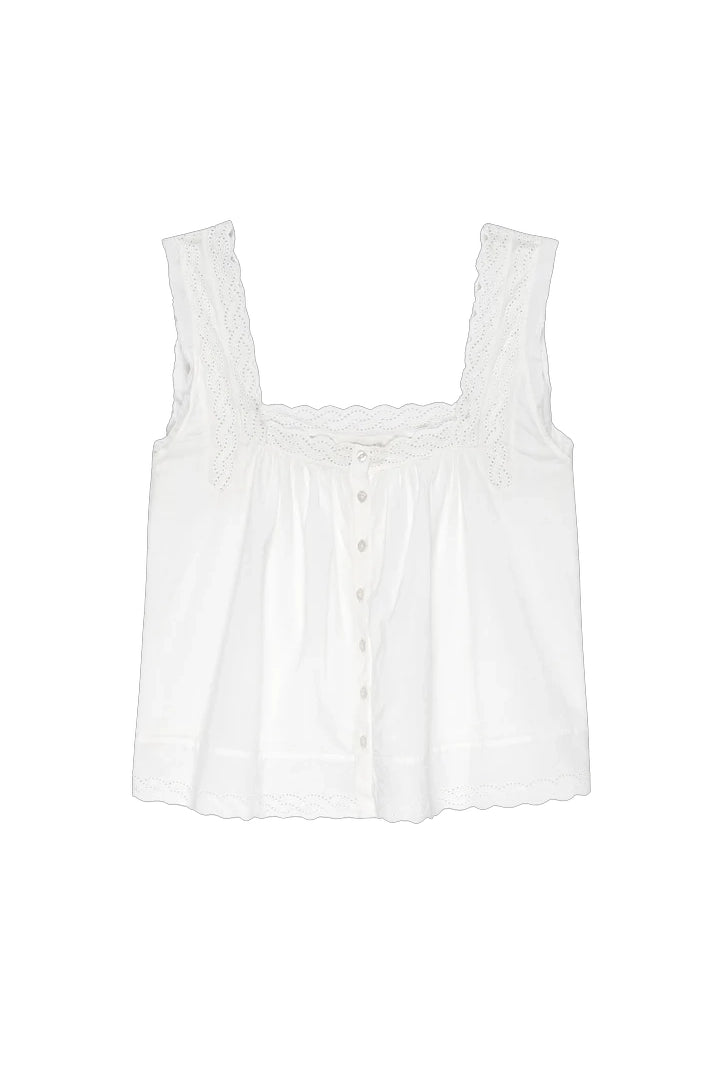 The Eyelet Tank Sleepwear The Great