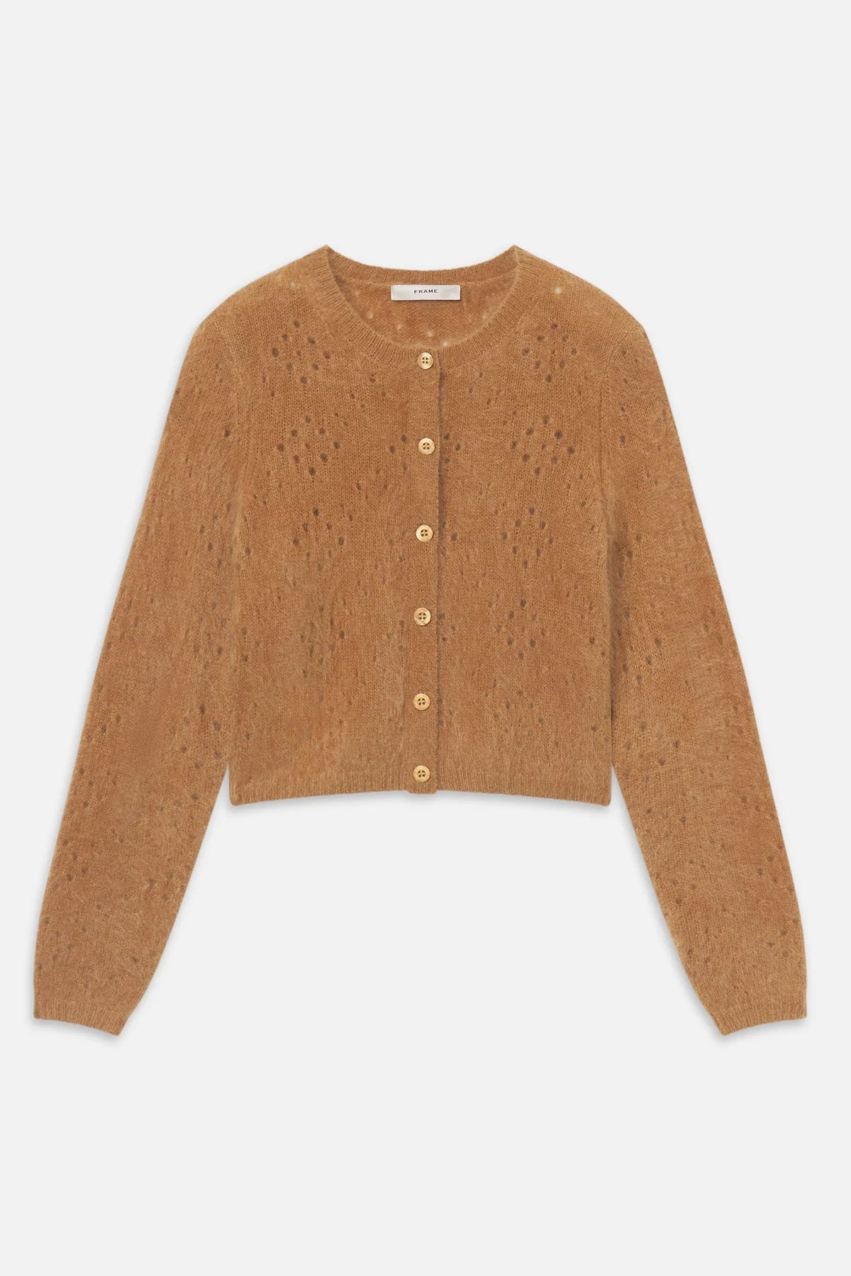 The Cashmere Airy Crew Cardigan Sweaters &amp; Knits Frame