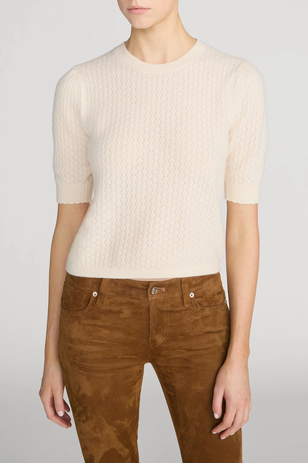 The Gathered Honeycomb Sweater