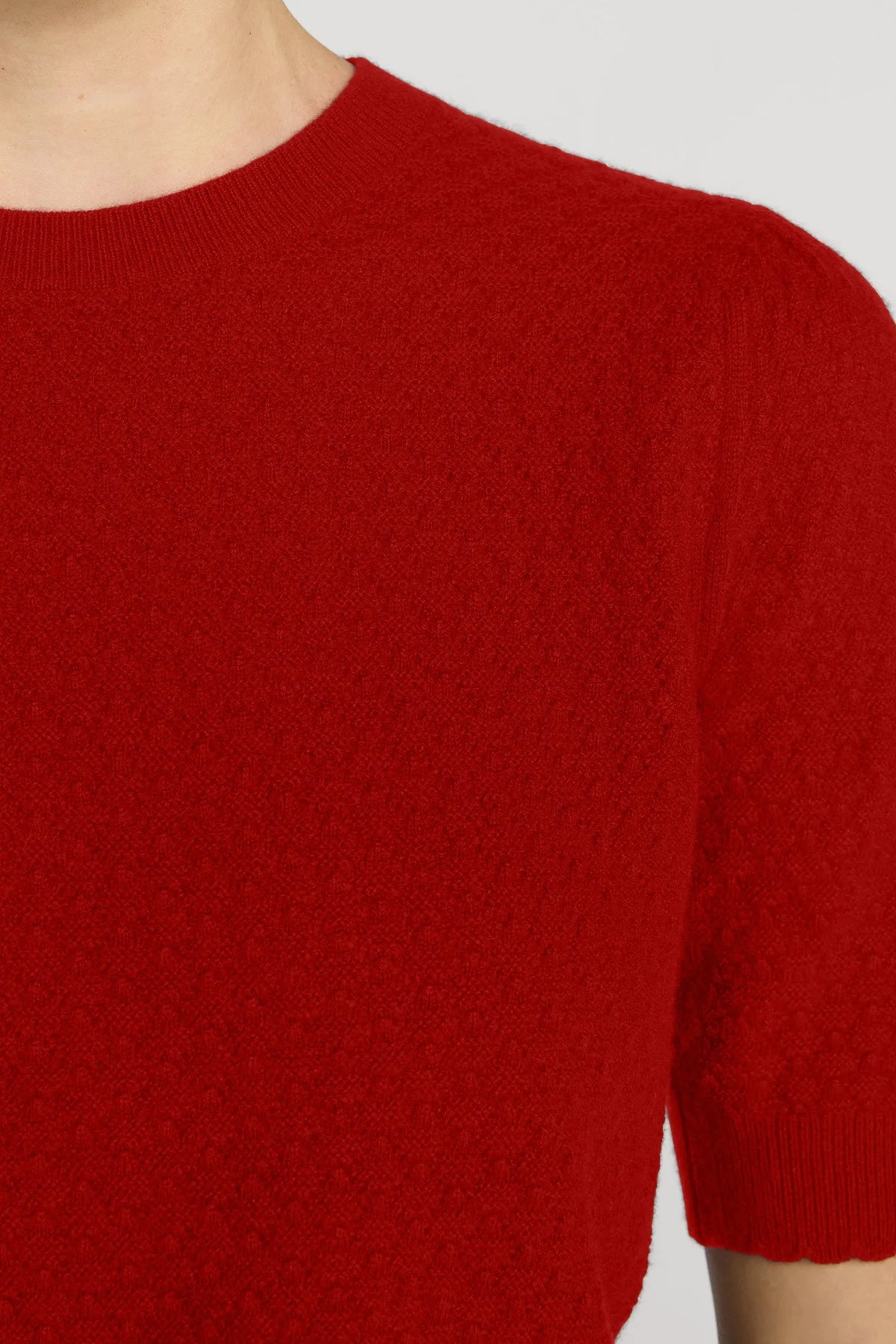 The Gathered Honeycomb Sweater Sweaters &amp; Knits Frame