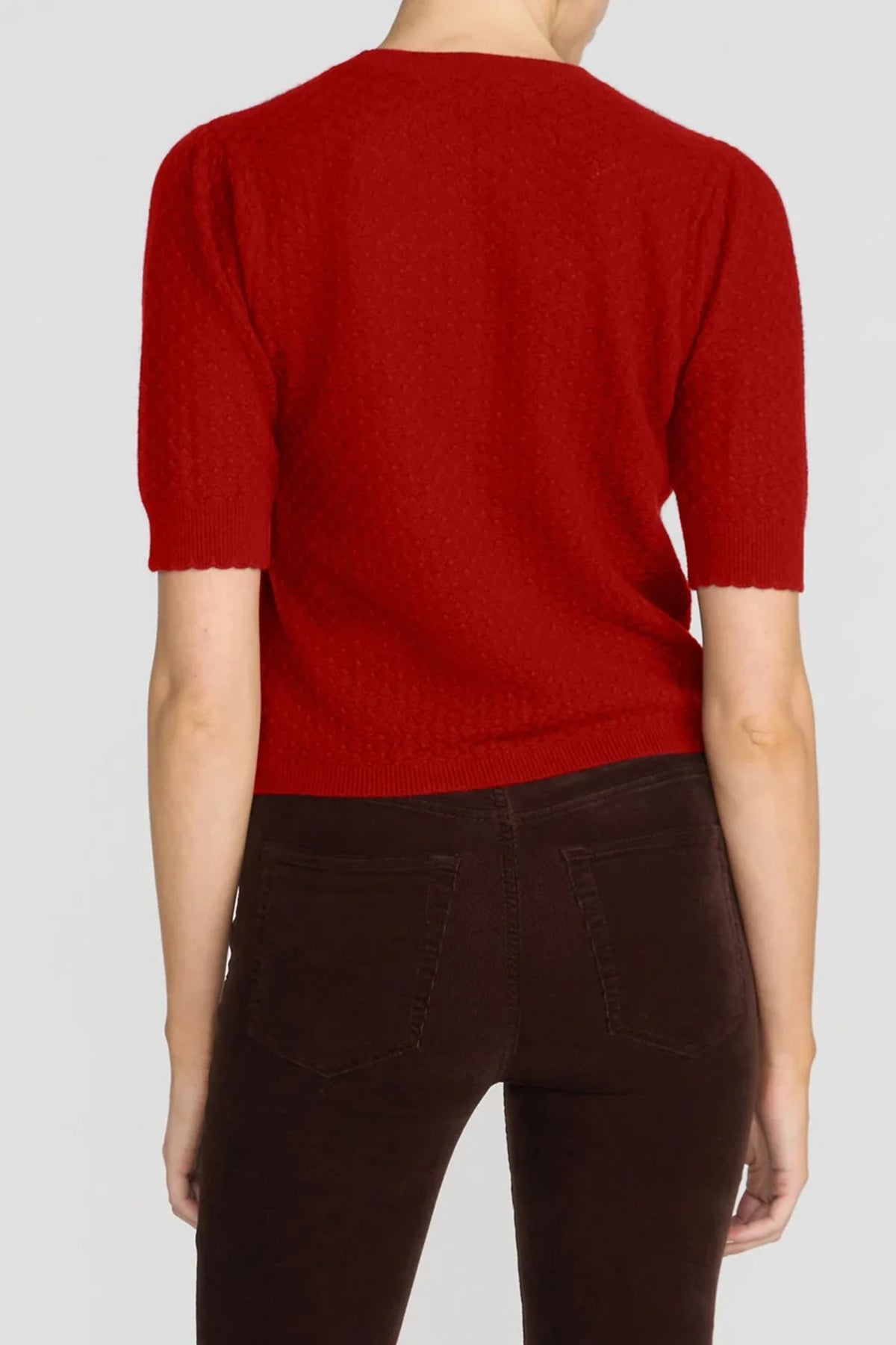 The Gathered Honeycomb Sweater Sweaters &amp; Knits Frame