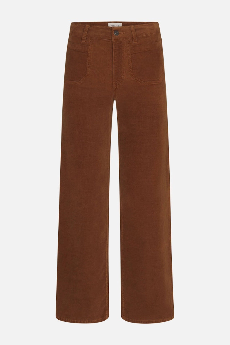 Le Slim Palazzo Modernist Pocket Corduroy Pants FRAME