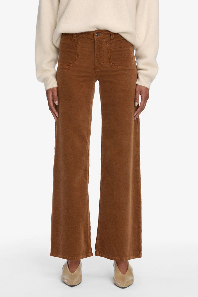Le Slim Palazzo Modernist Pocket Corduroy Pants FRAME