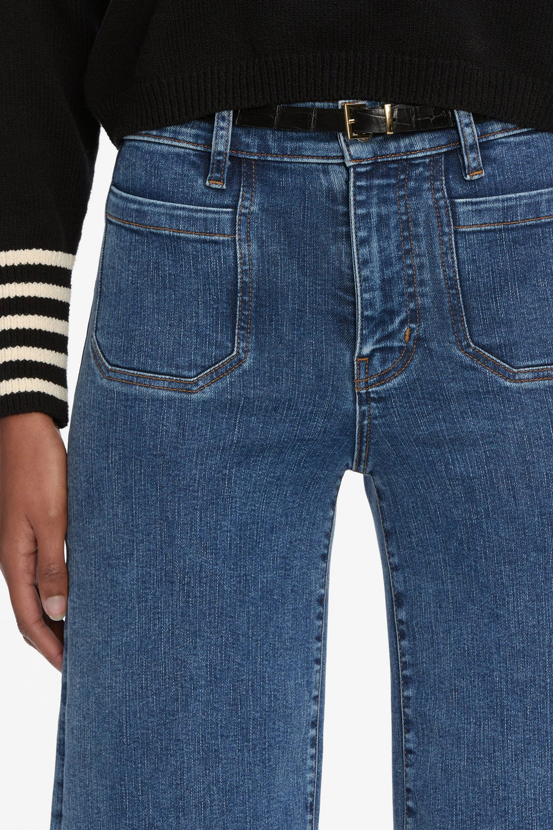 Le Slim Palazzo Modernist Pocket Pants FRAME