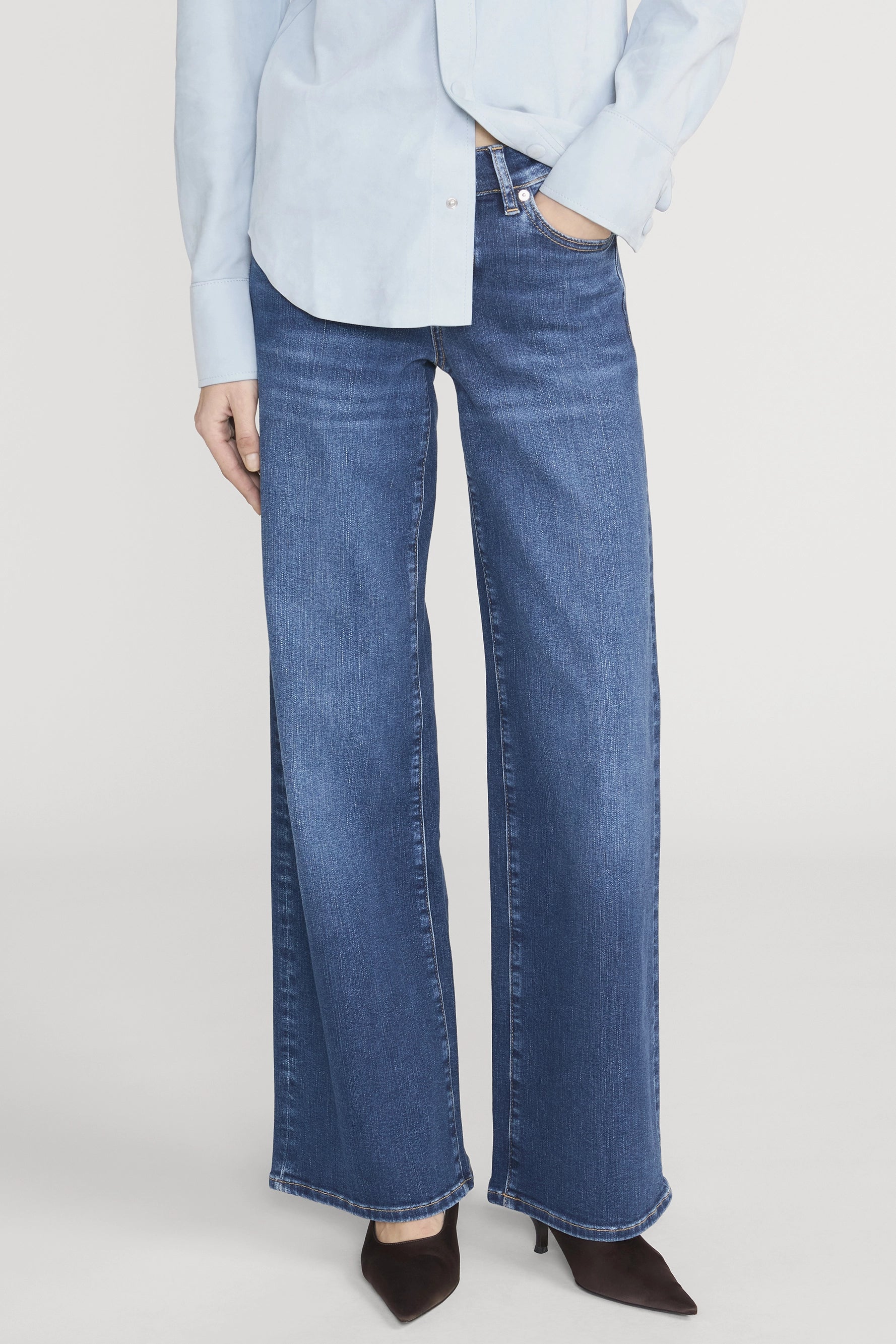 Low Rise Le Slim Palazzo Pants FRAME
