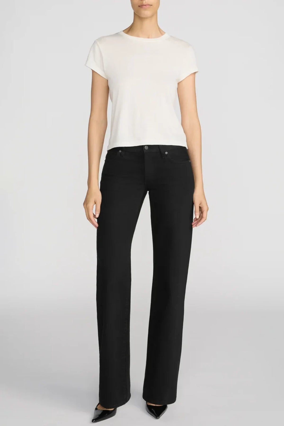 The Pixie Gray Jean Pants Frame