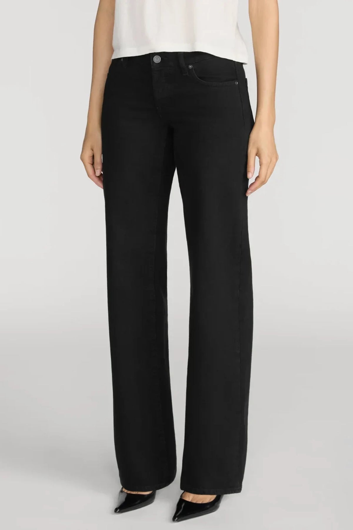 The Pixie Gray Jean Pants Frame