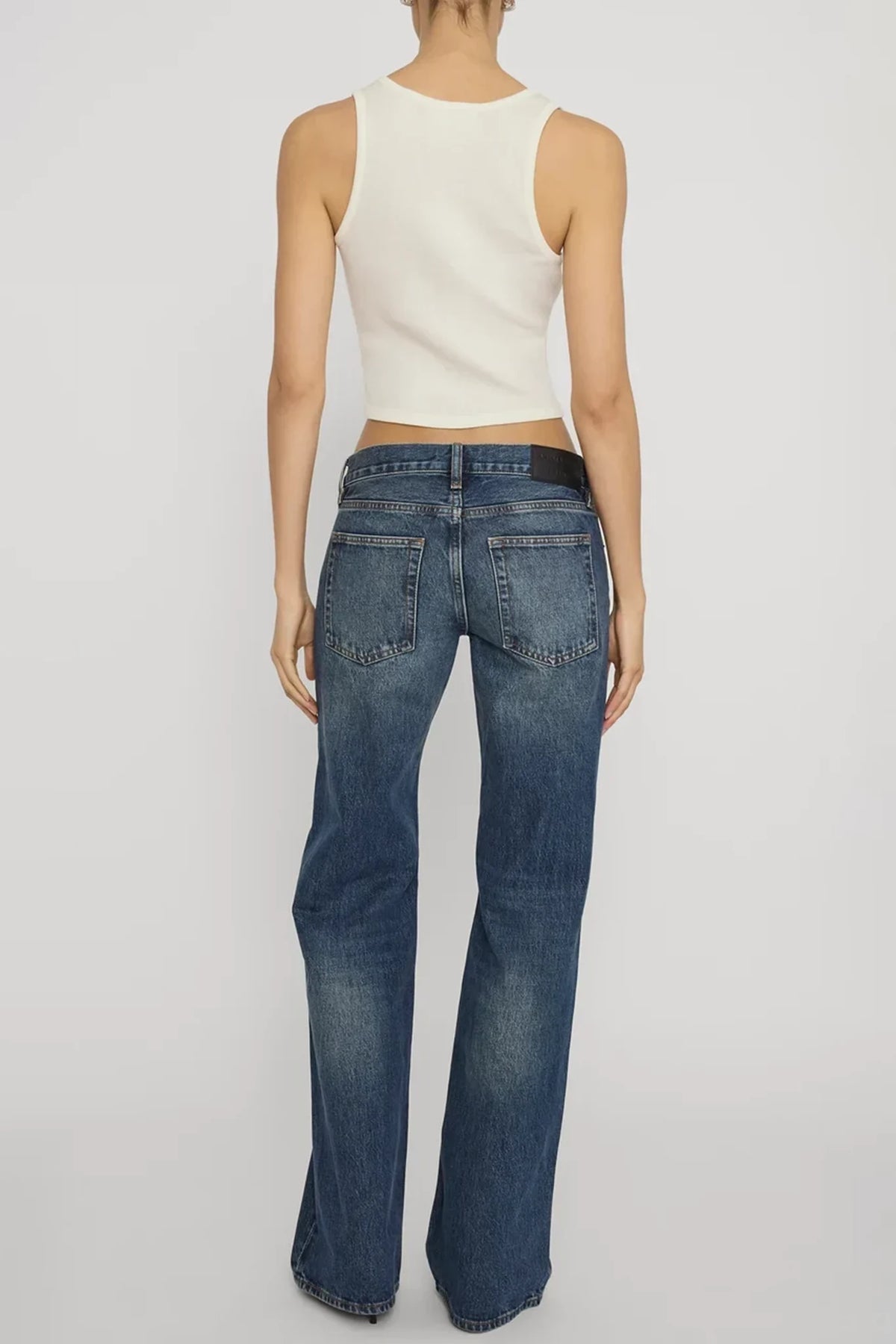 The Pixie Gray Jean Pants Frame