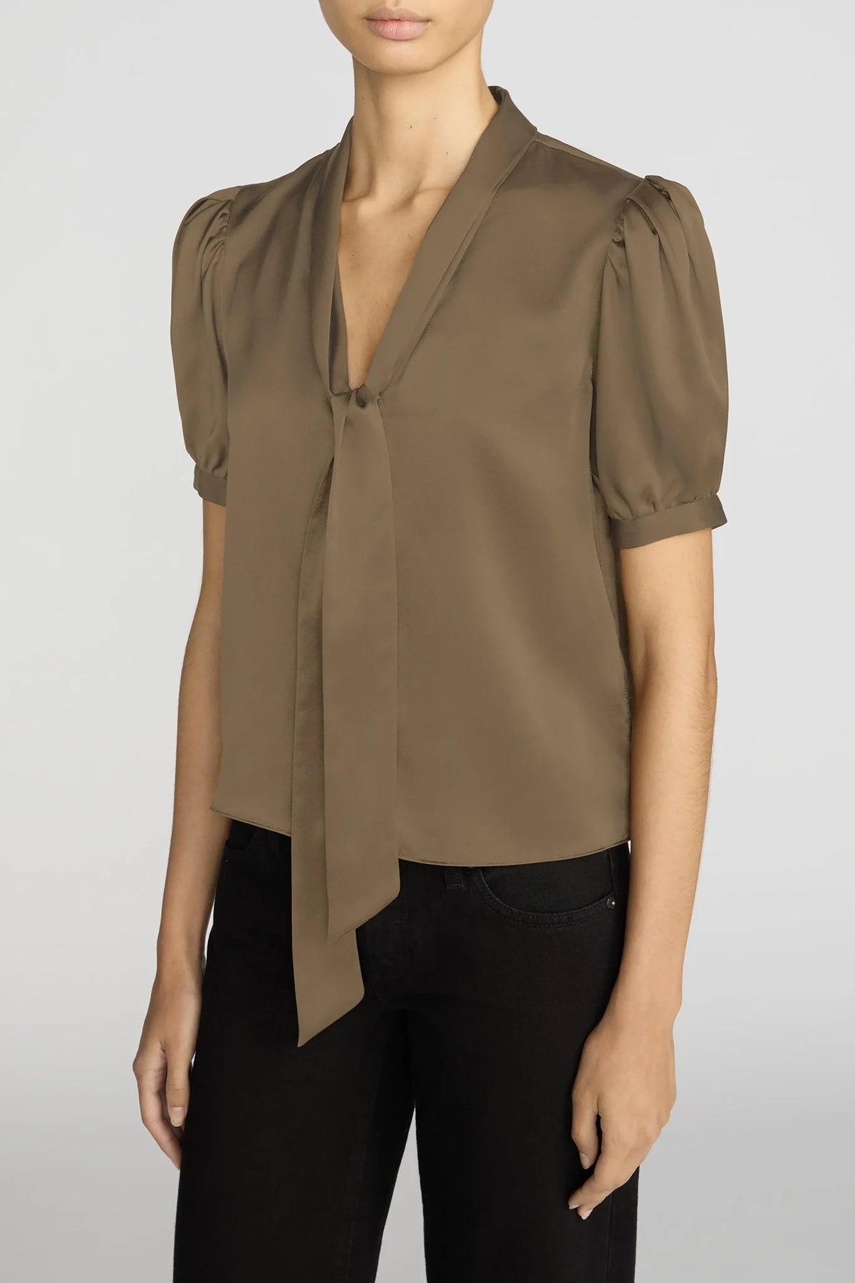 The Sonnet Tie Blouse Shirts &amp; Tops Frame