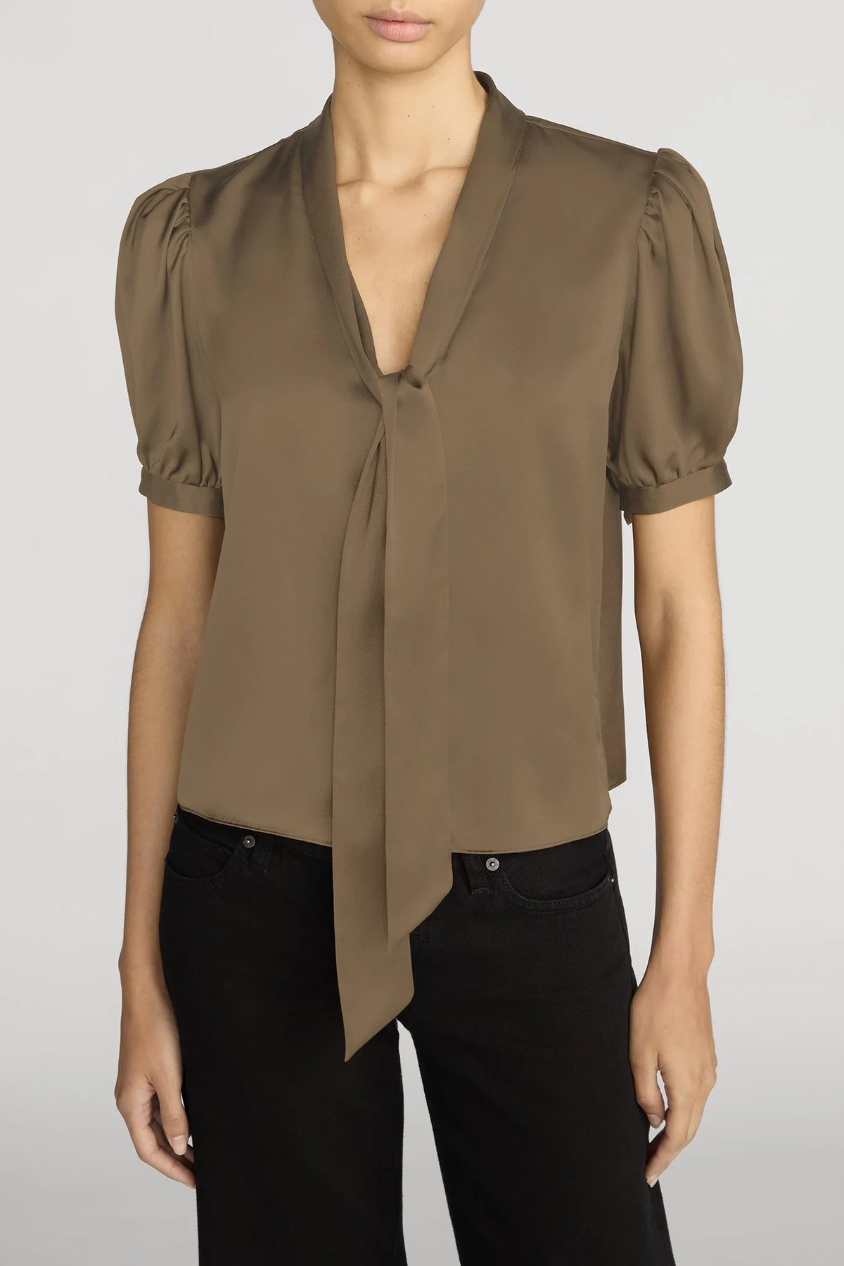 The Sonnet Tie Blouse Shirts &amp; Tops Frame