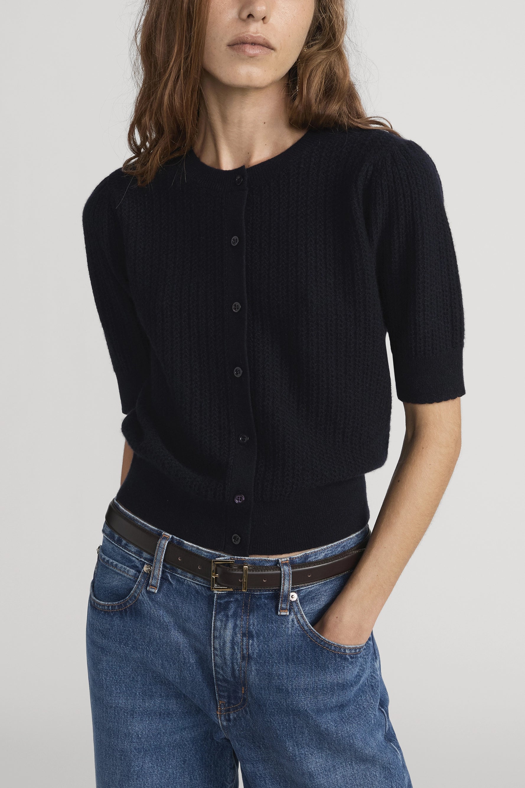 The Chain Pointelle Cardi Sweaters &amp; Knits FRAME