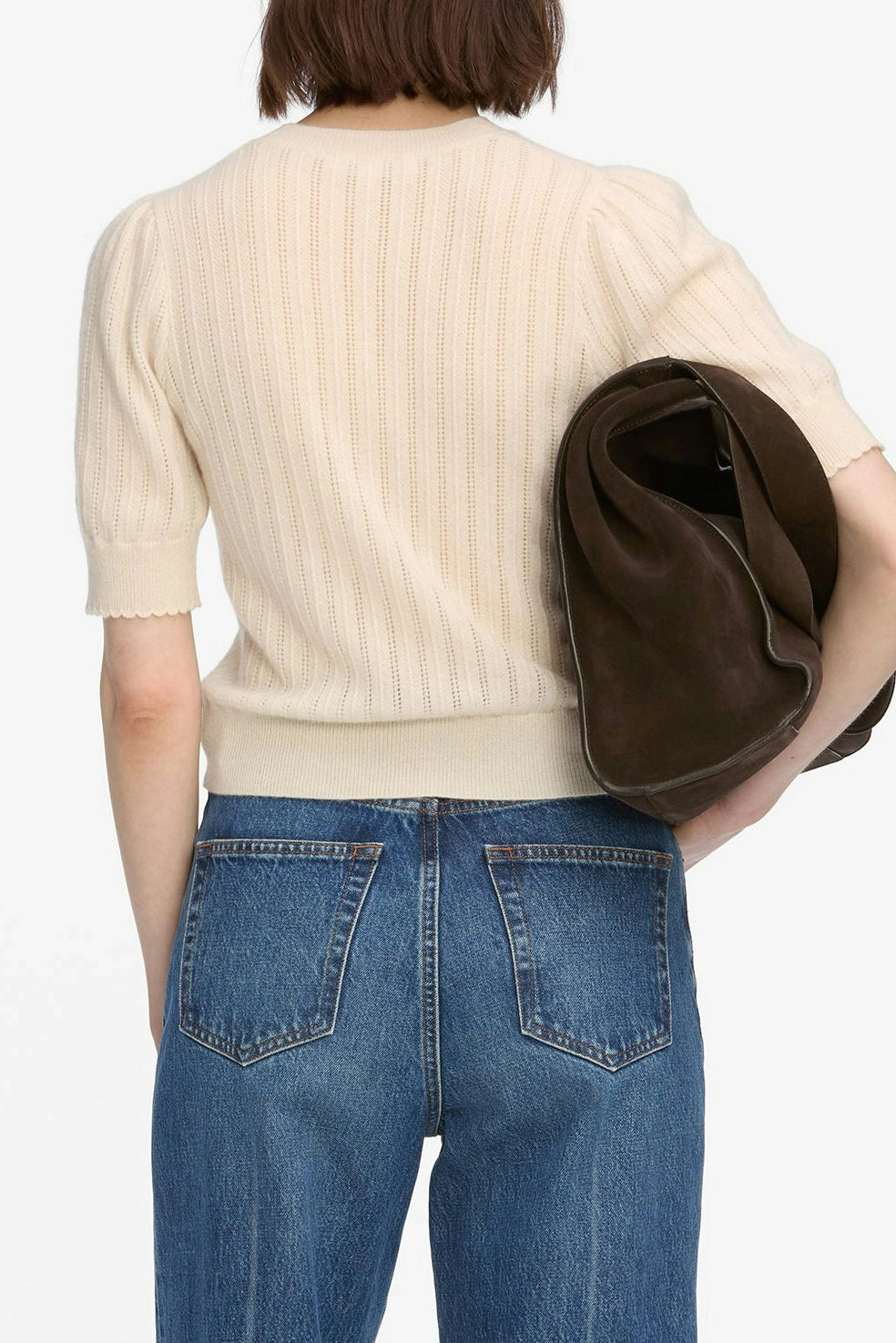 The Ladder Pointelle Sweater Sweaters &amp; Knits FRAME