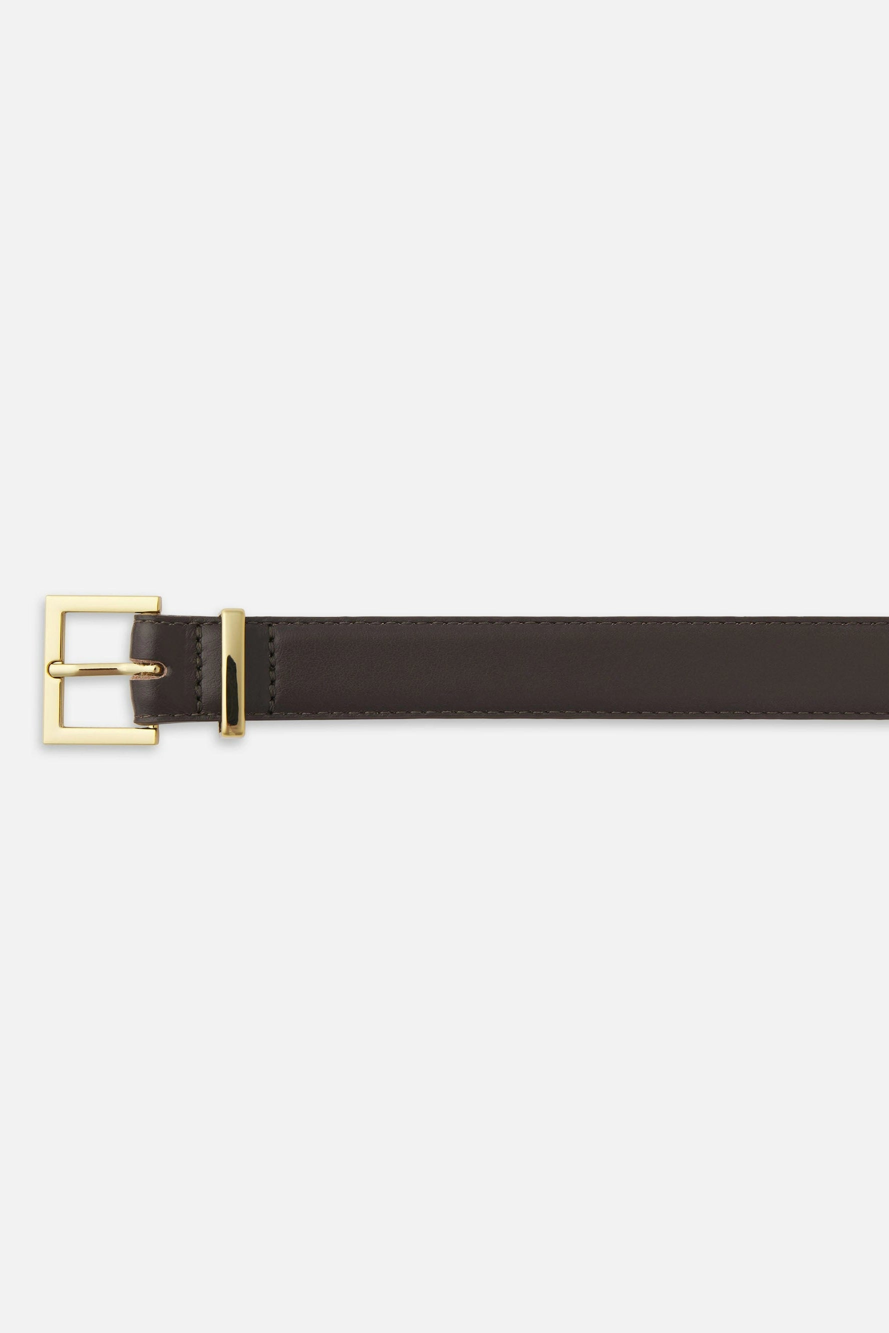 The Leather Square Buckle Belt Accessories FRAME