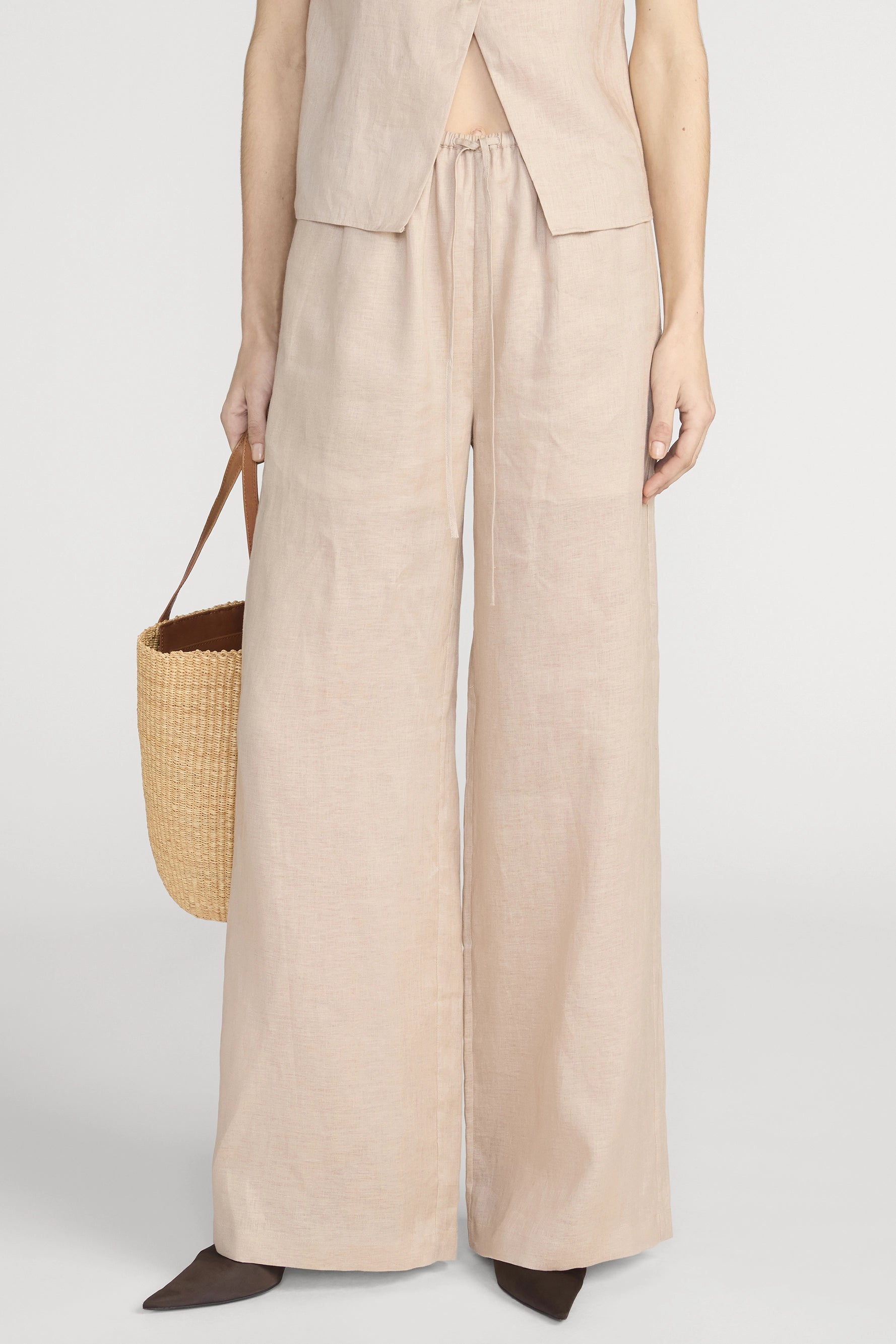 The Linen Lounge Pant Pants FRAME