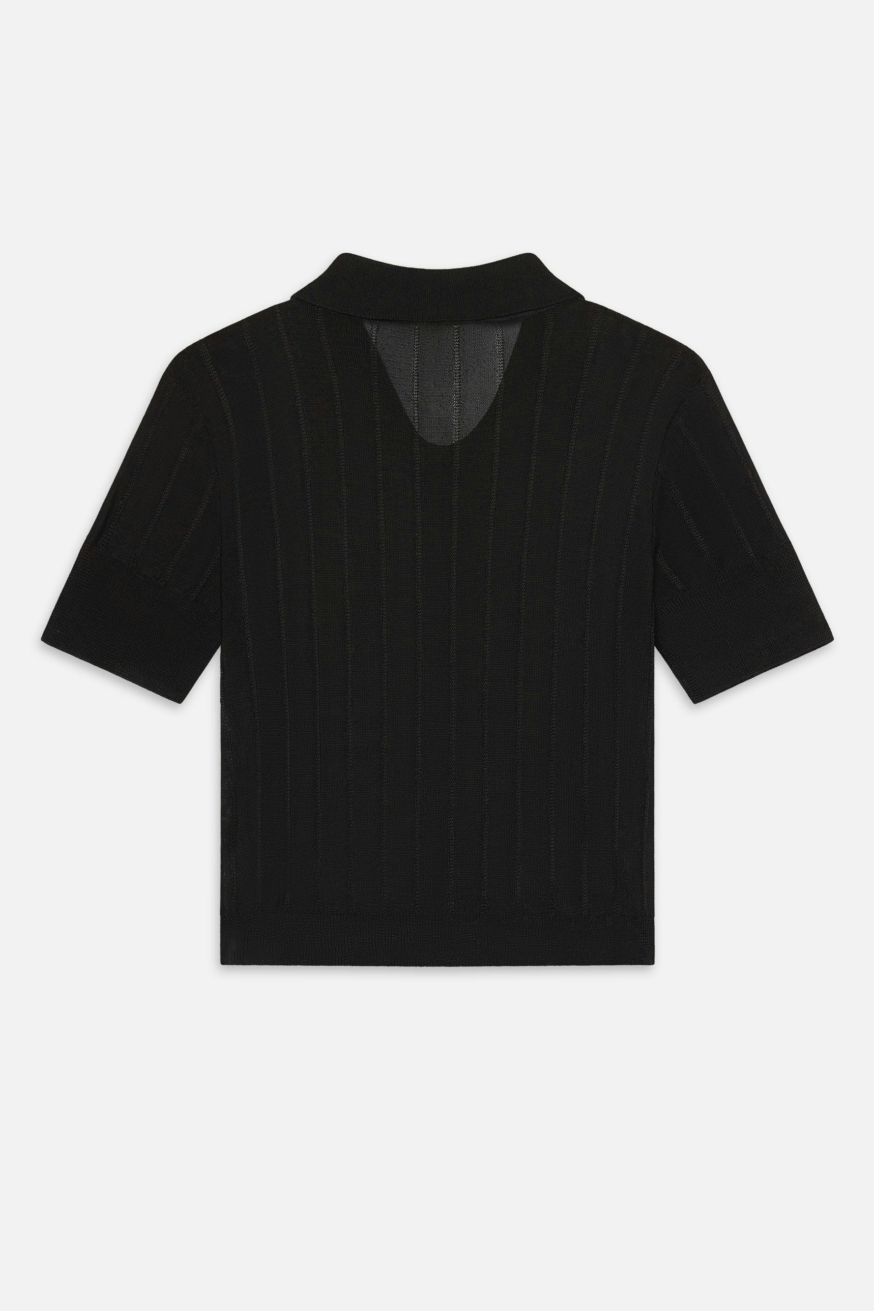 The Ribbed Polo Tops FRAME