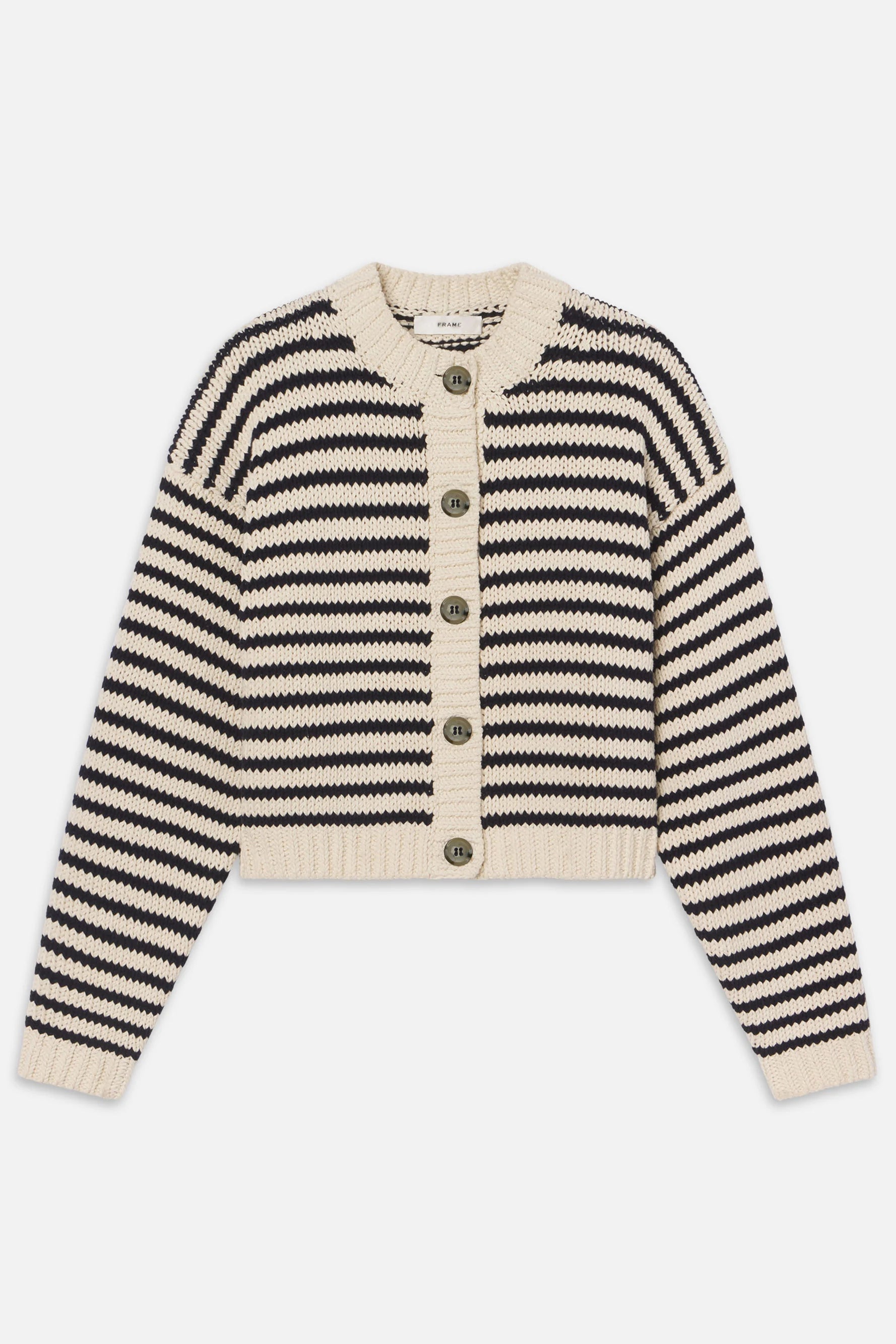 The Striped Chunky Femme Cardi Sweaters & Knits FRAME