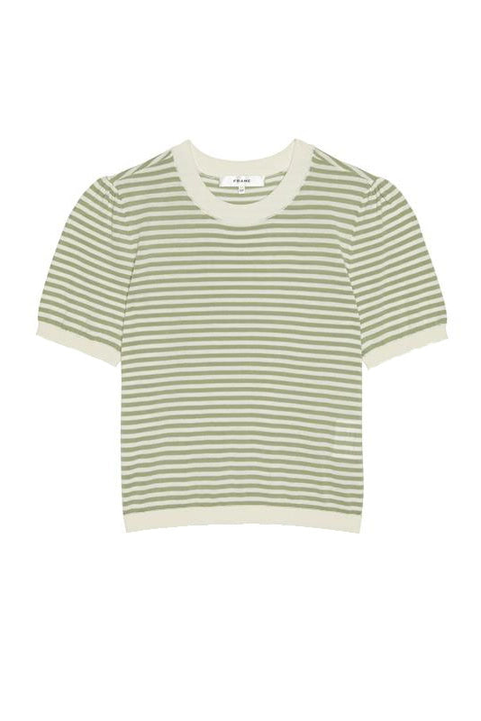The Striped Gather Sweater Sweaters &amp; Knits FRAME