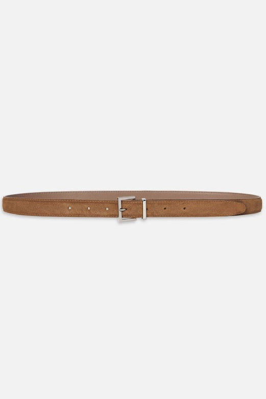 The Suede Square Buckle Belt Accessories FRAME