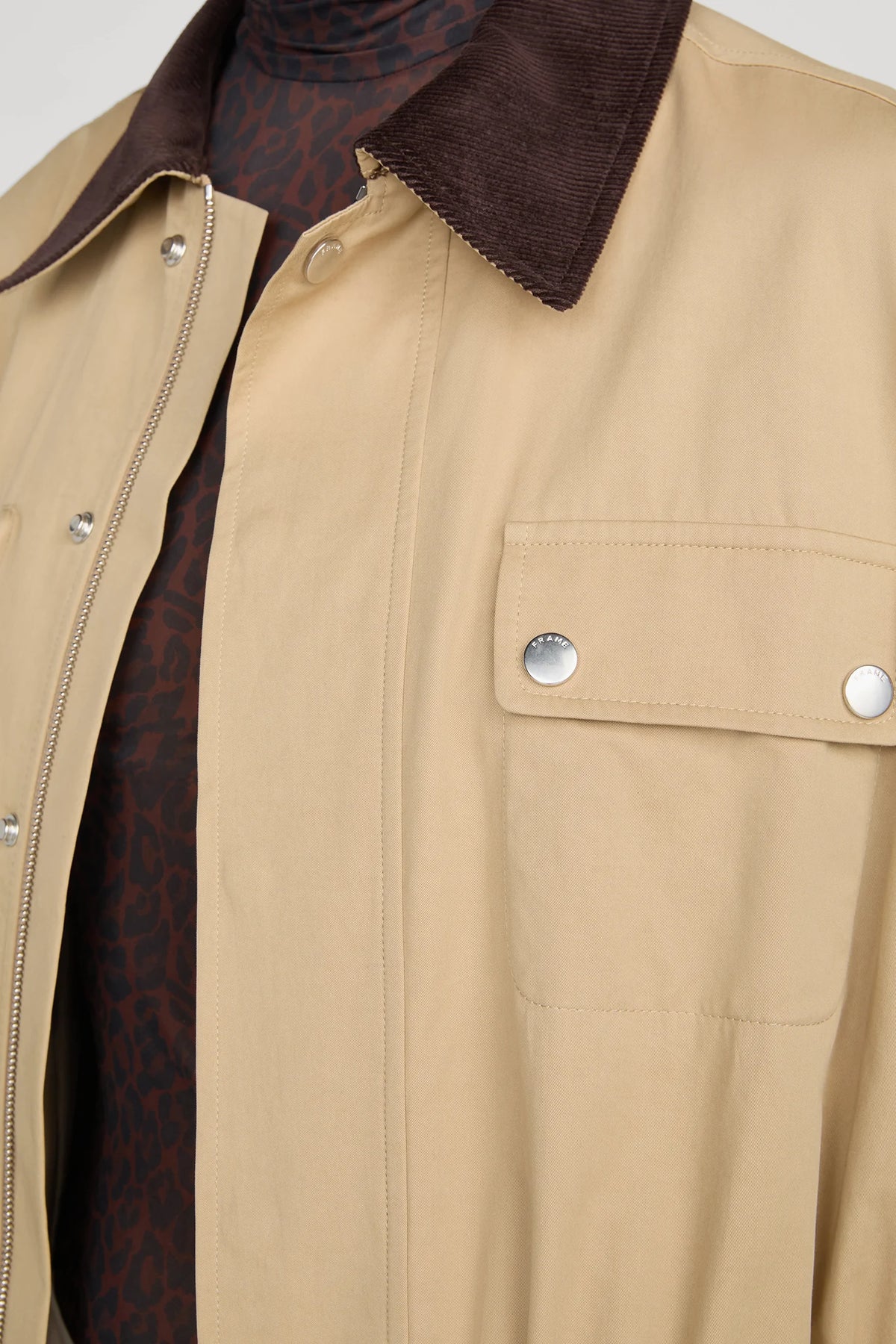 The Twill Safari Jacket Jackets &amp; Coats Frame