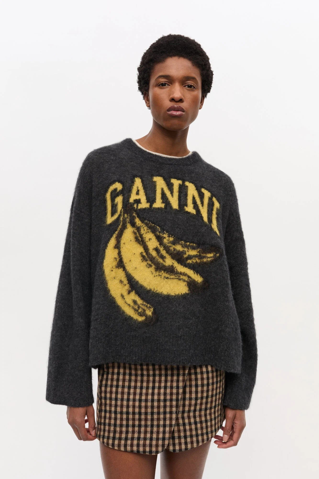 Black Banana Graphic Sweater Sweaters & Knits Ganni