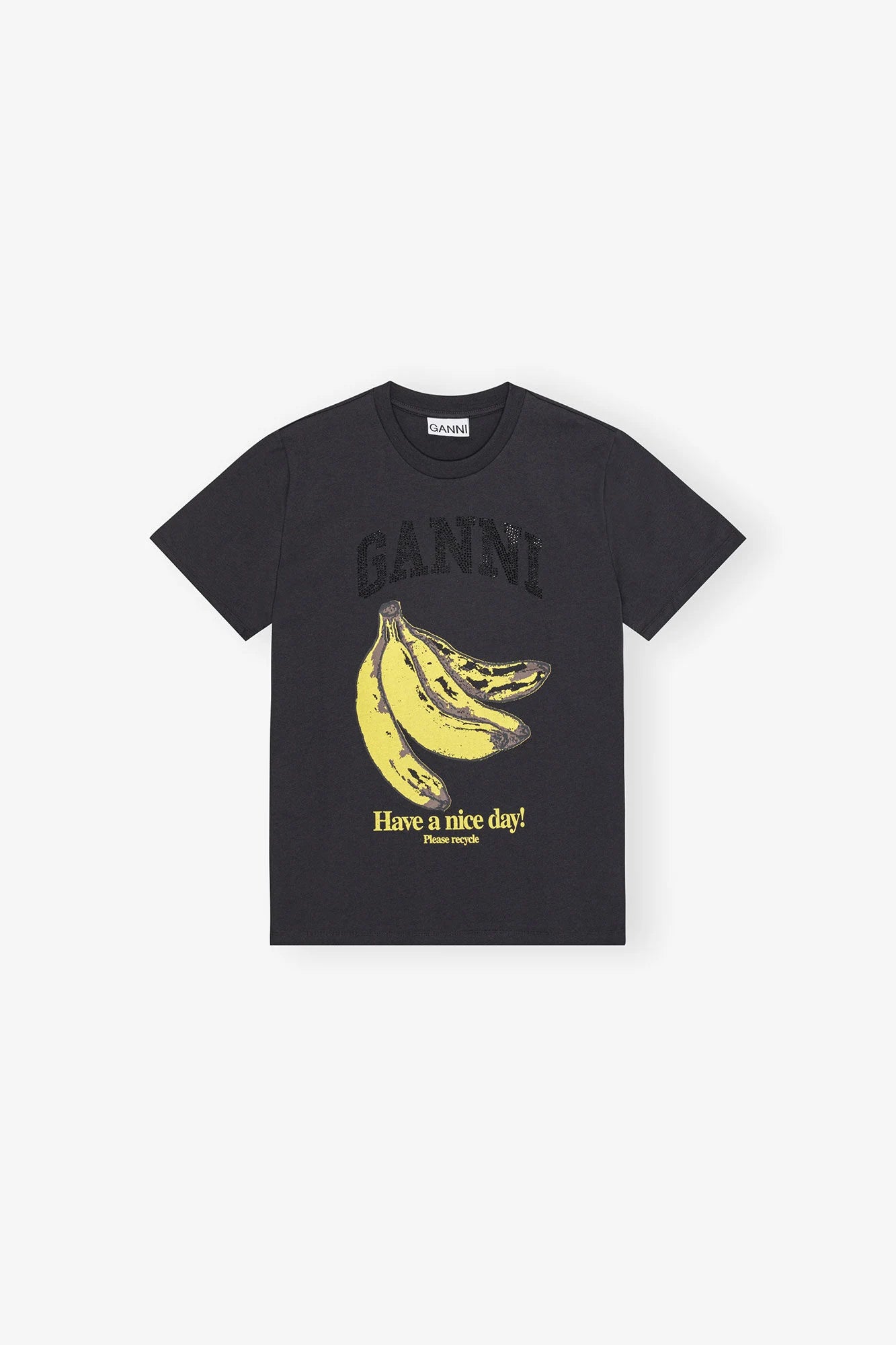 Black Banana Graphic T-shirt T-Shirts Ganni