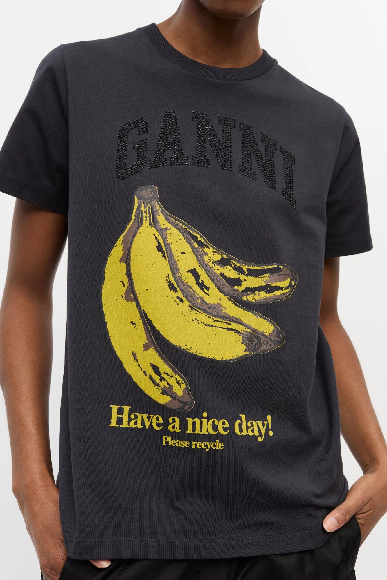 Black Banana Graphic T-shirt T-Shirts Ganni
