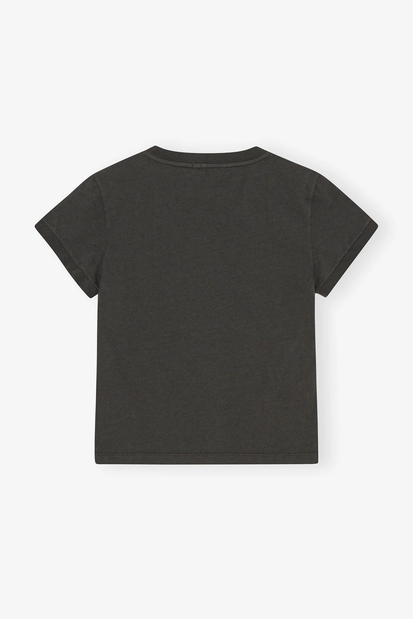 Black Poodle Graphic Cropped T-shirt T-Shirts Ganni