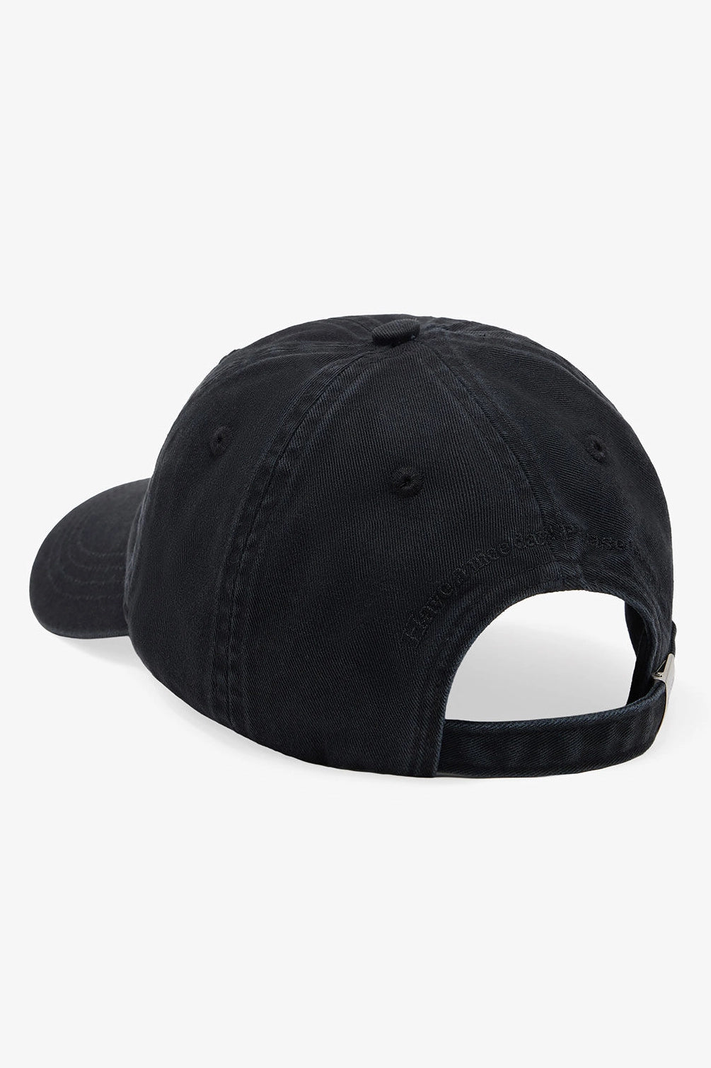 Black Puppy Canvas Cap Accessories Ganni