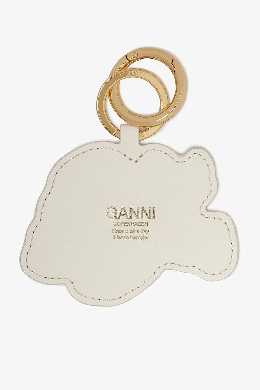 Brown Puppy Keyring Accessories Ganni