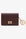 Card Holder With Flap in Grained Brown Accessories Ganni