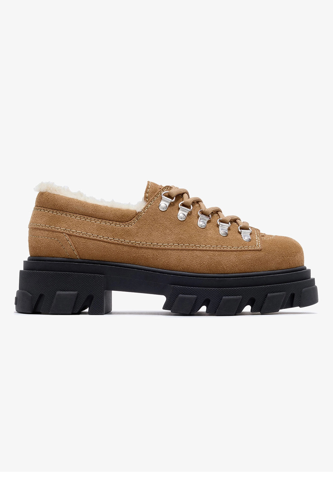 Cleated Derbies in Brown Footwear Ganni
