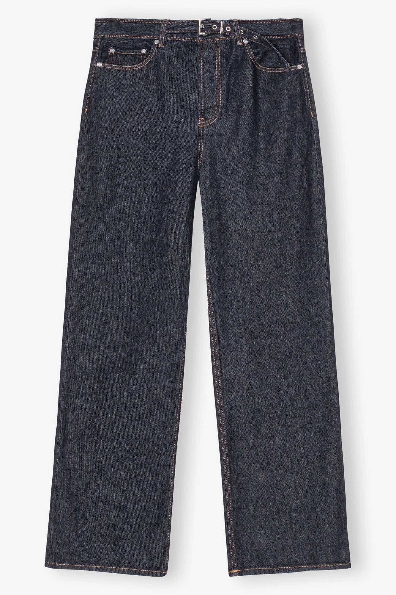Dark Blue Izey Jeans Pants Ganni