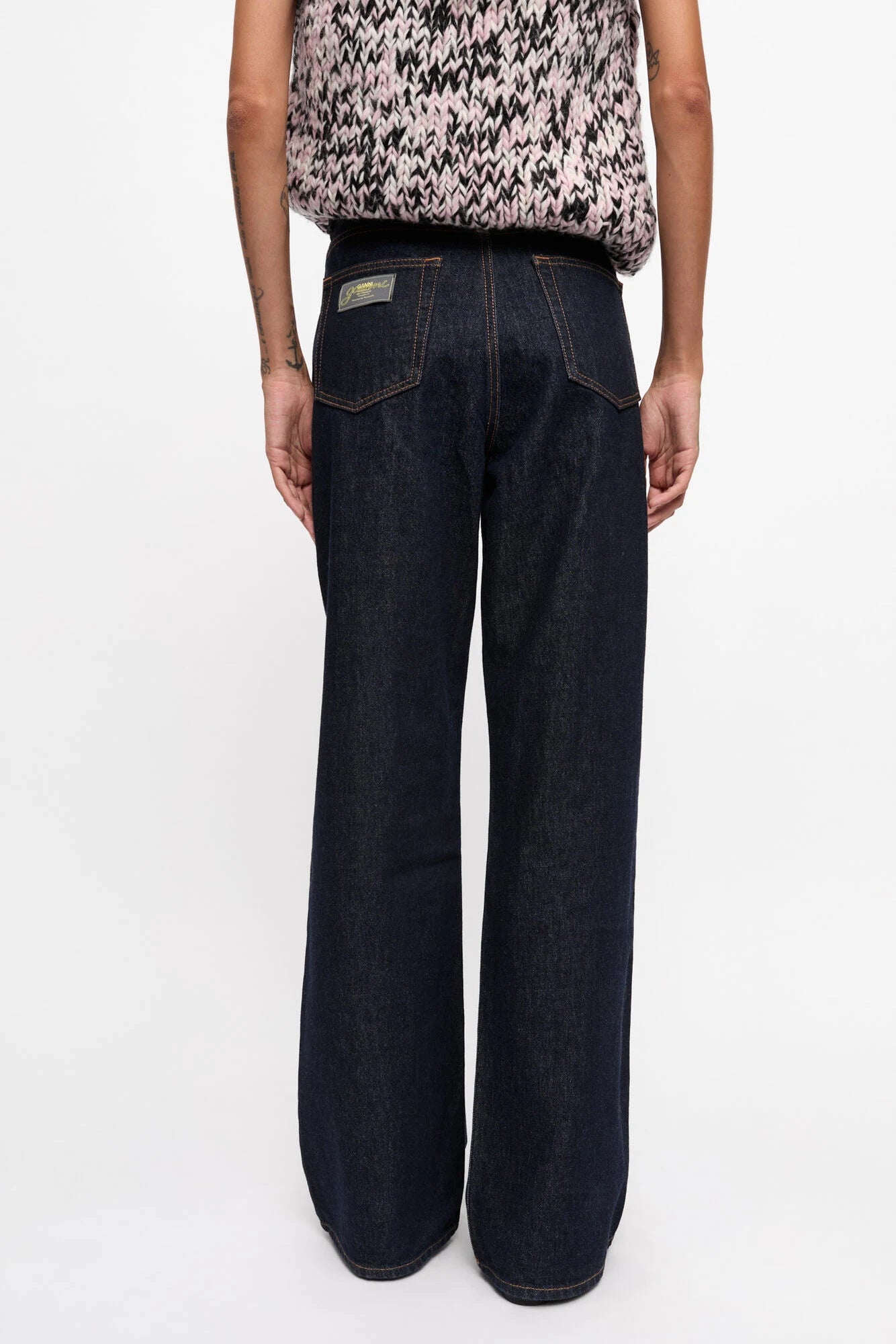 Dark Blue Izey Jeans Pants Ganni