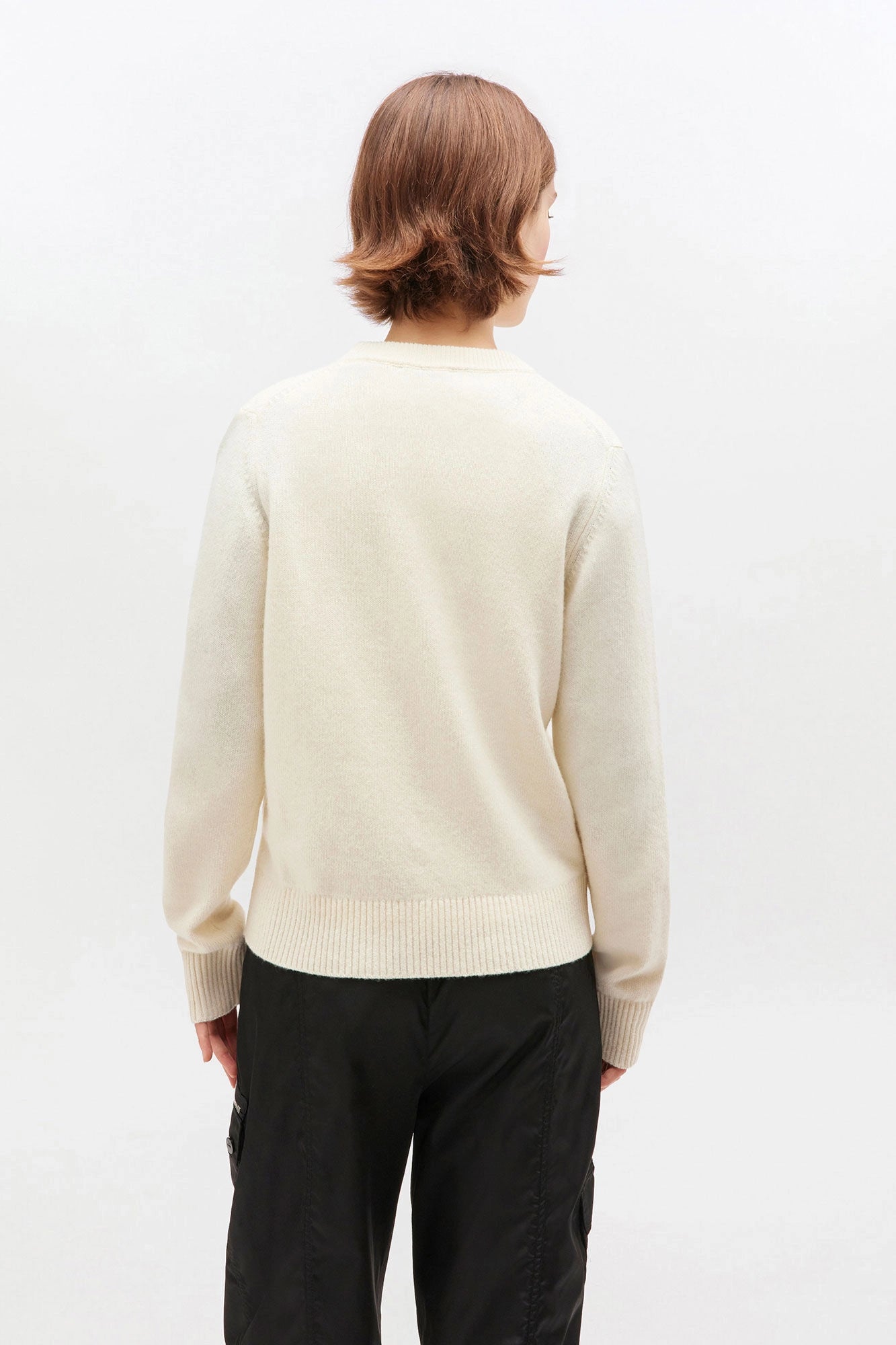 Ivory Puppy Wool Jumper Sweaters & Knits Ganni