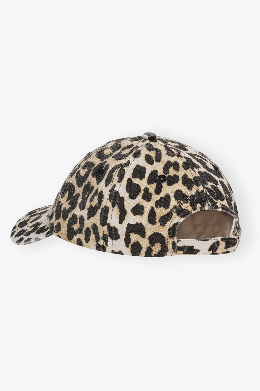 Leopard Canvas Cap Accessories Ganni