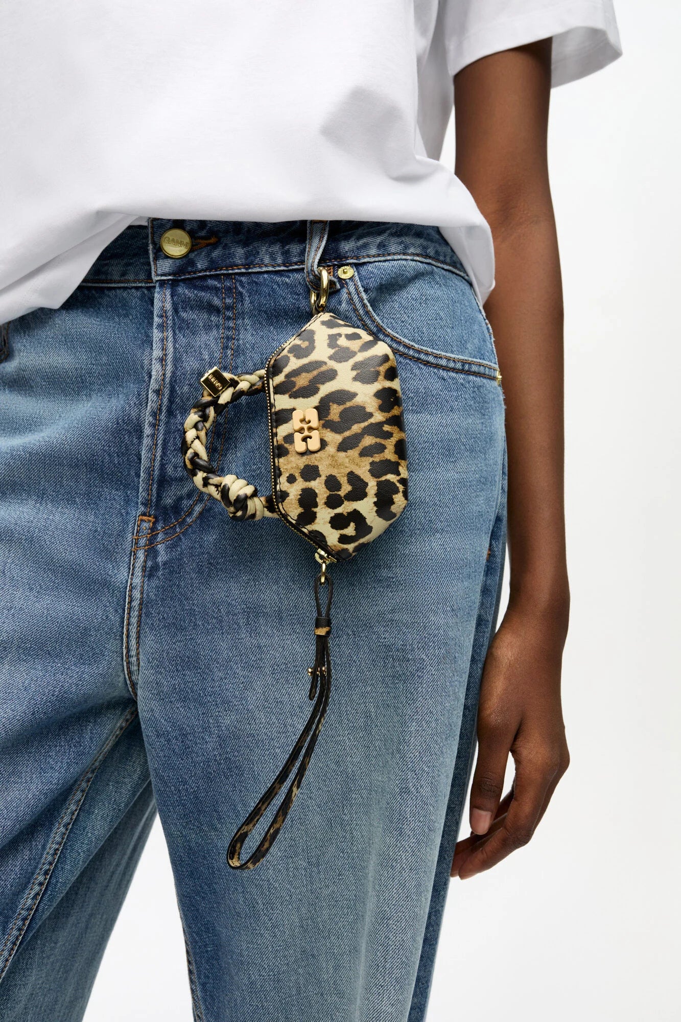 Leopard Nano GANNI Bou Bag Accessories Ganni